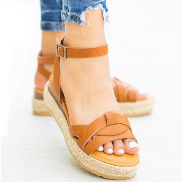 🔅Size 10🔅Espadrilles Platform Sandals Twine - Picture 7 of 8